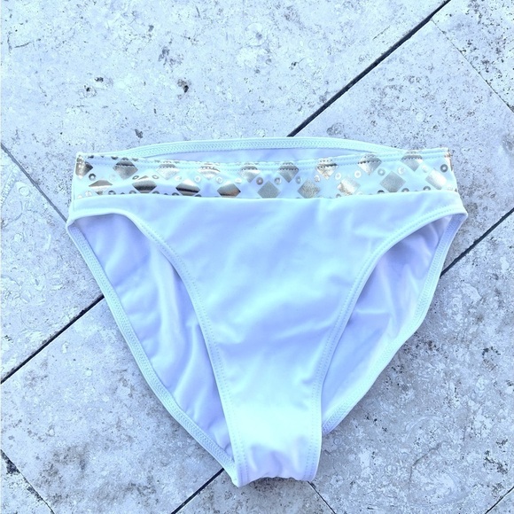 Victoria's Secret White Bikini Bottom - Picture 3 of 5